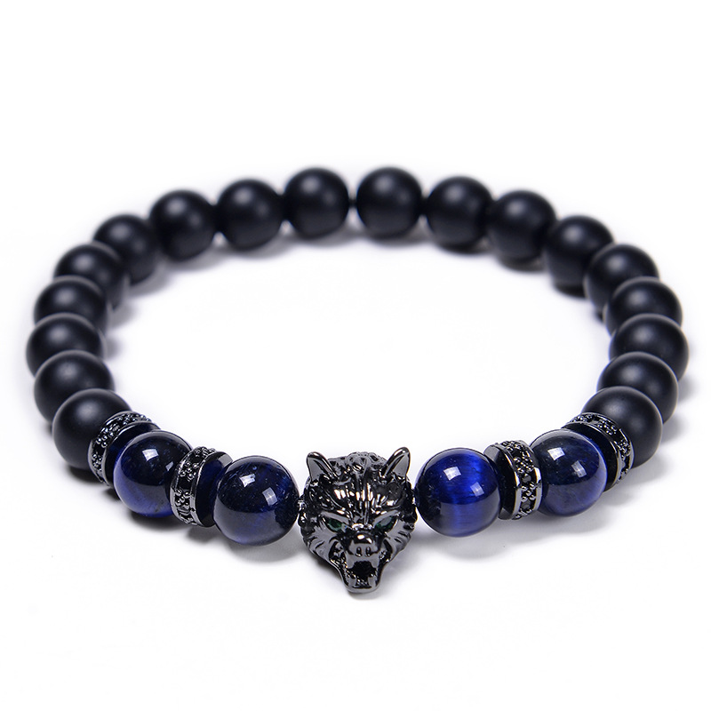 4:Wolf head bracelet-4