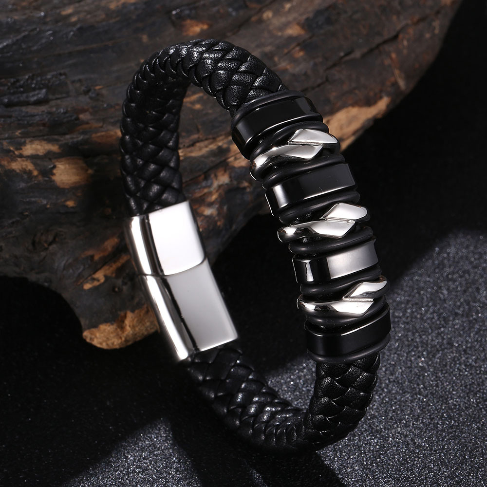 Black Leather [Steel Black] 165mm