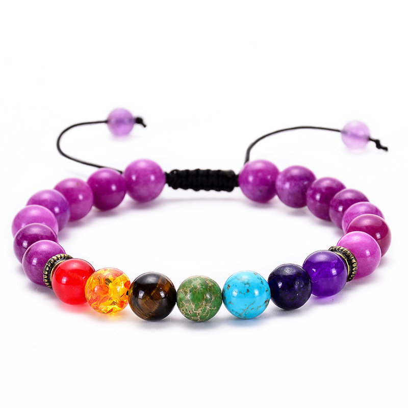 7:Fuchsia Agate Bracelet