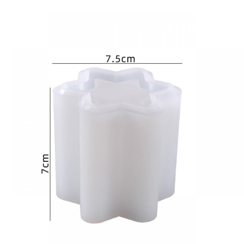 1:Hexagram Candle Pen Holder Mould