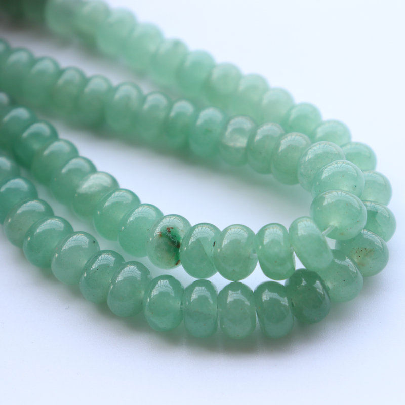 Green Aventurine 5*8mm [about 75 pieces]