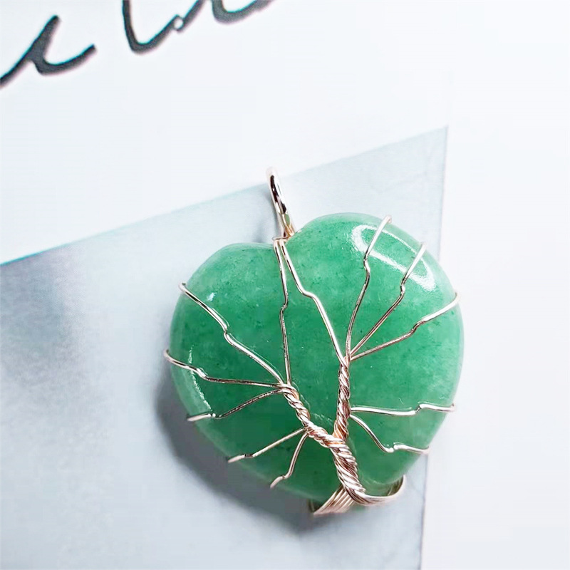 1:Green aventurine (golden winding)