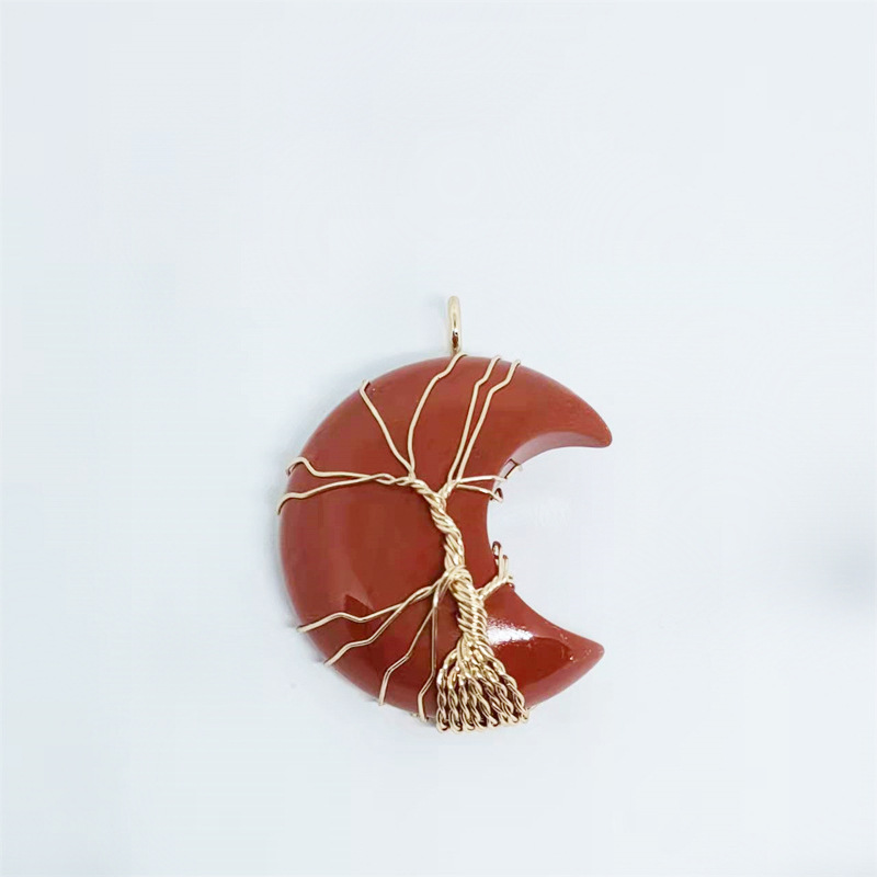 Red jasper (gold winding)