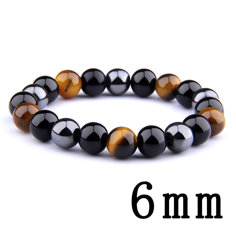 1:6mm tiger eye stone for men