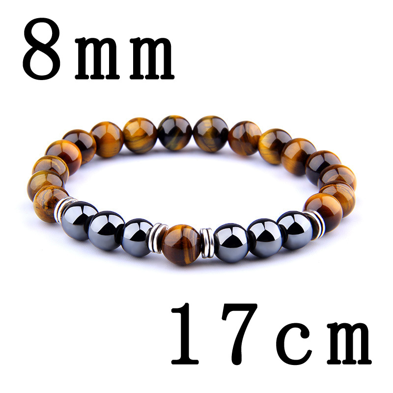 4:17cm Male tiger's Eye stone (8mm)