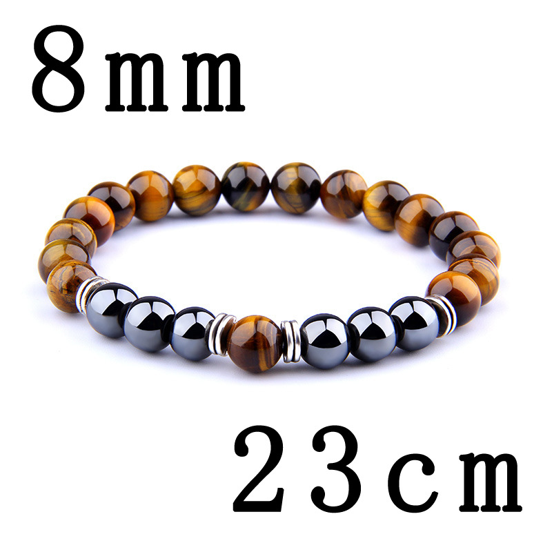 7:23cm Male tiger's Eye stone (8mm)