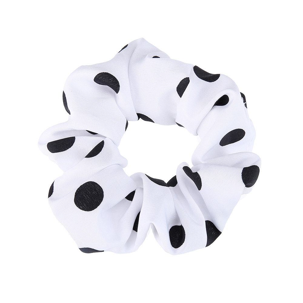 Polka dot white white