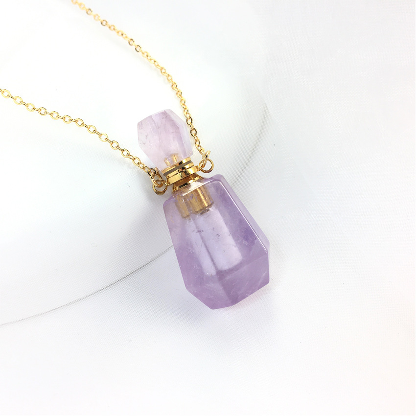 No. 2 Amethyst Necklace, 20x38mm