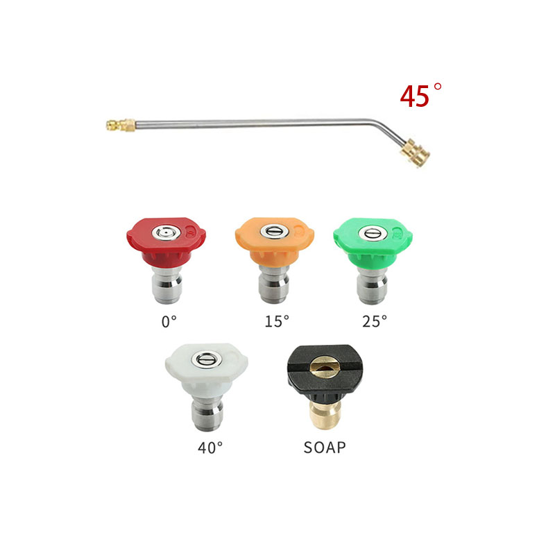 Long section 35cm-45 degree plus five-color nozzle