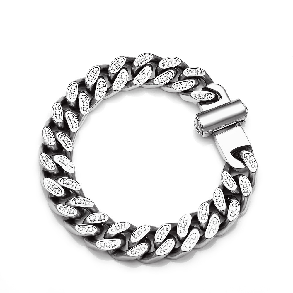 5:Diamond Bracelet Silver-21CM