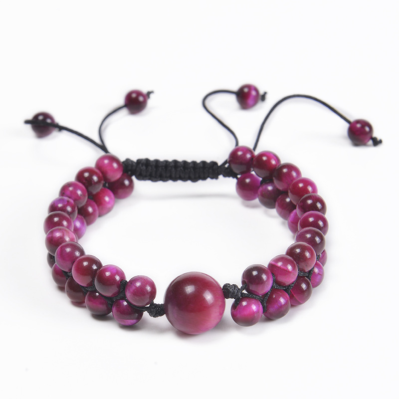 8:Rose Red Tiger Eye Bracelet