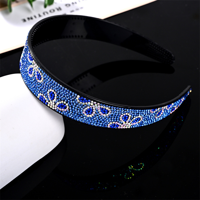 Three-leaf flower 13 rows of diamonds [blue diamon