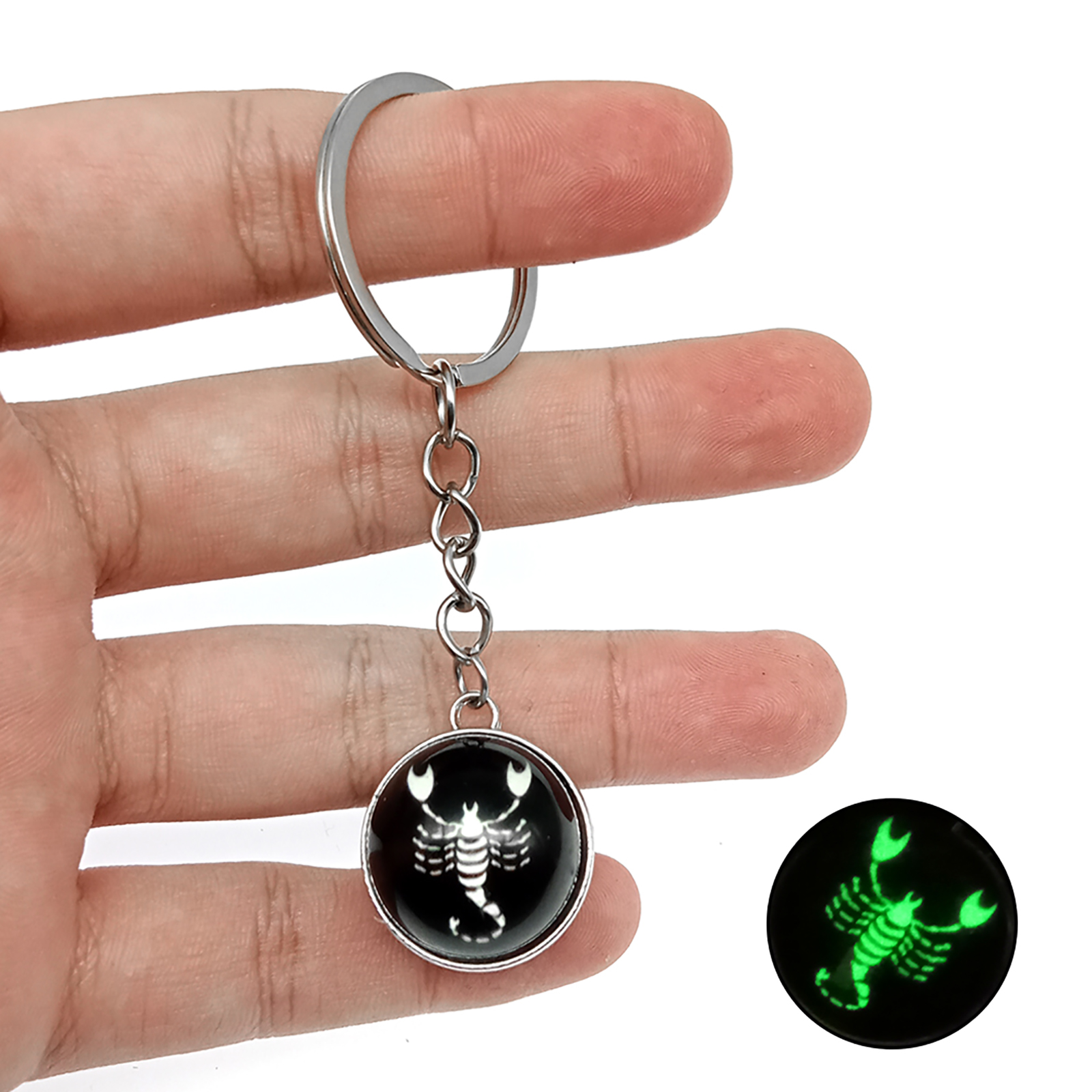 12:Scorpio Keychain