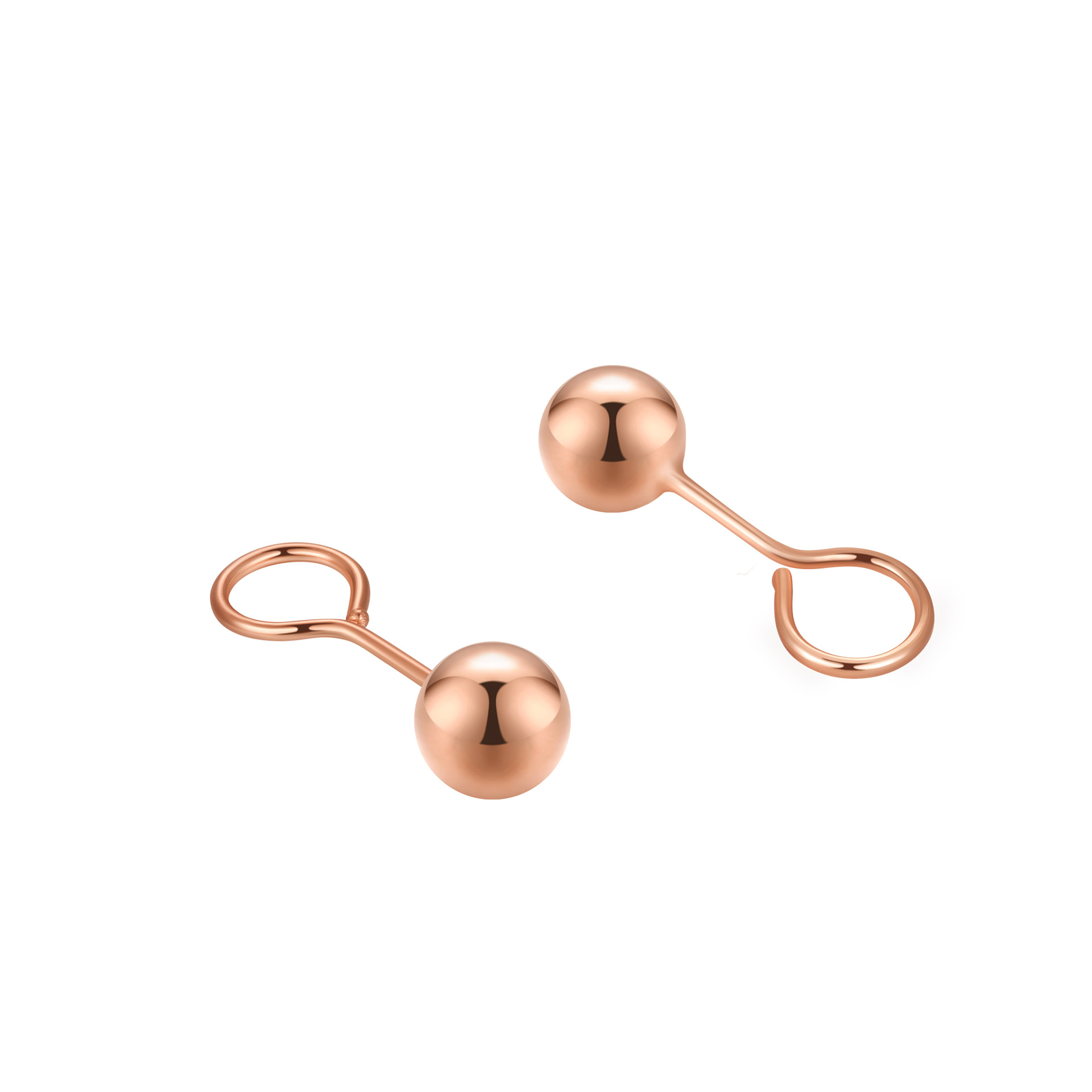 rose gold color4mm под розовое золото