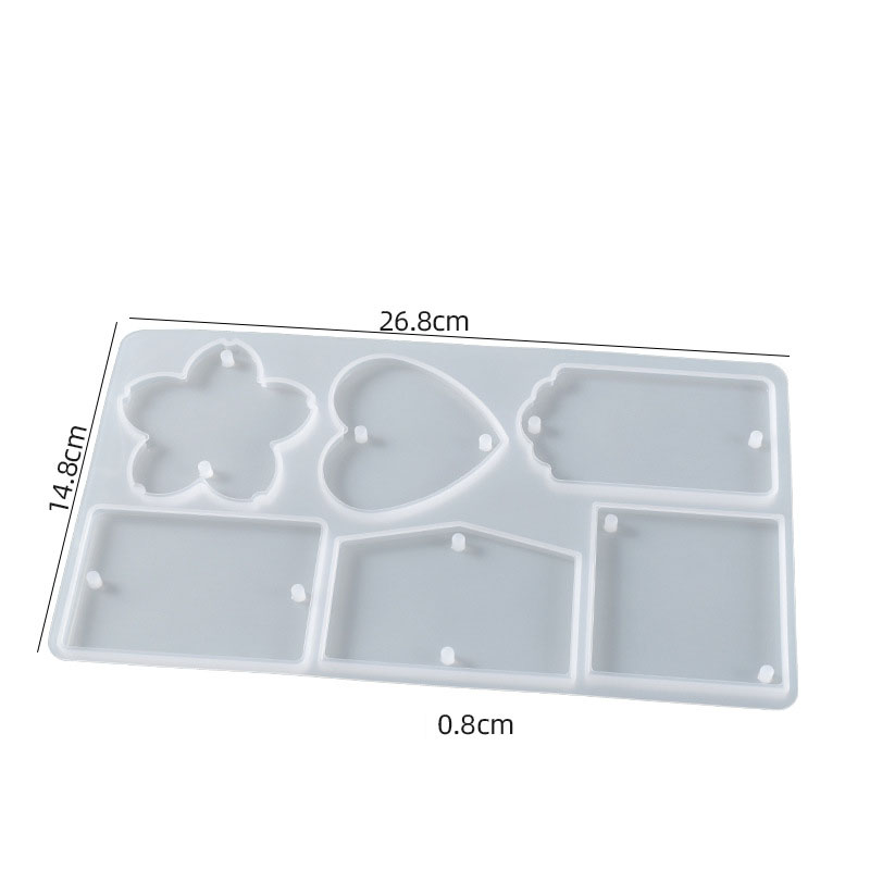 Flower Heart Charm Mould