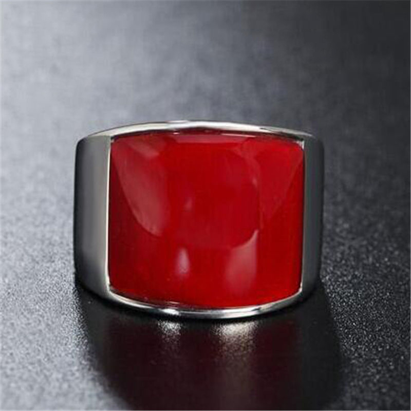 Steel color red stone The United States 7th perime