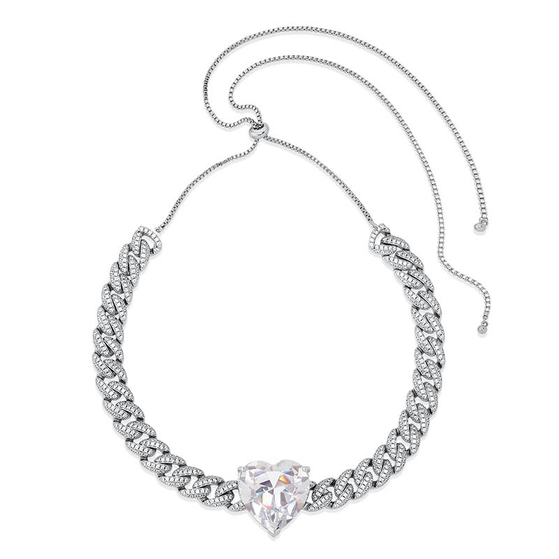 1:platinum plated with crystal cubic zirconia