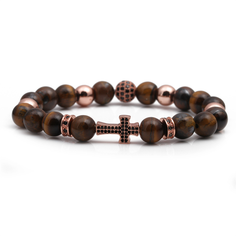 Tiger Eye Rose Gold