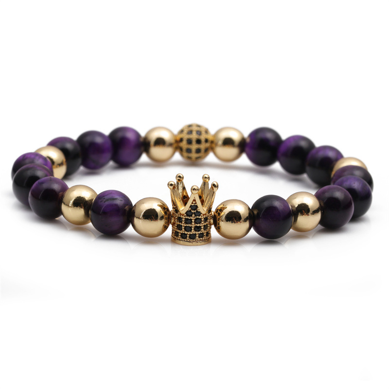 Purple Tiger Eye Gold