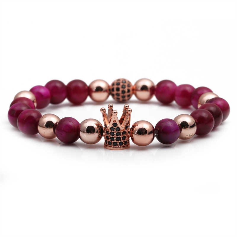 rose tiger eye rose gold