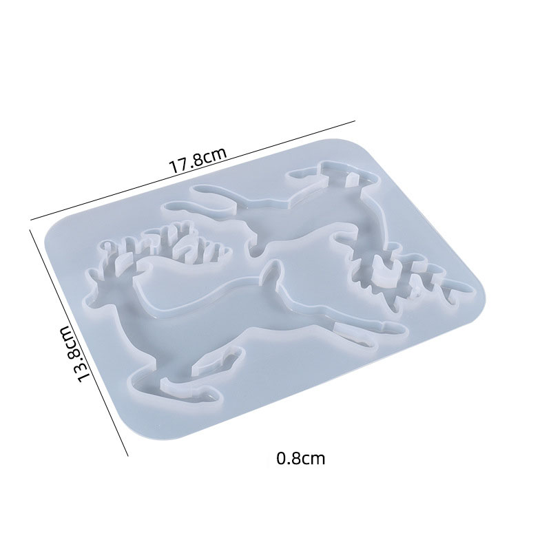 3:Christmas Deer Silicone Mould 03