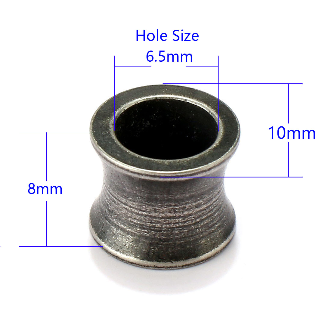 4# plumblack 8*10mm, hole 6.5mm