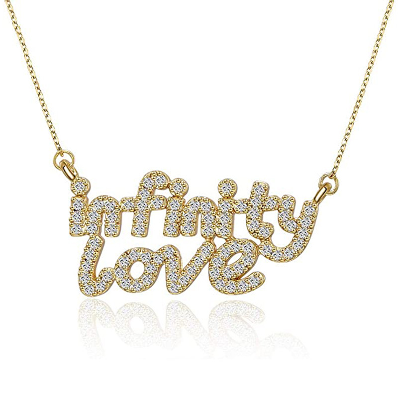 gold infinity love