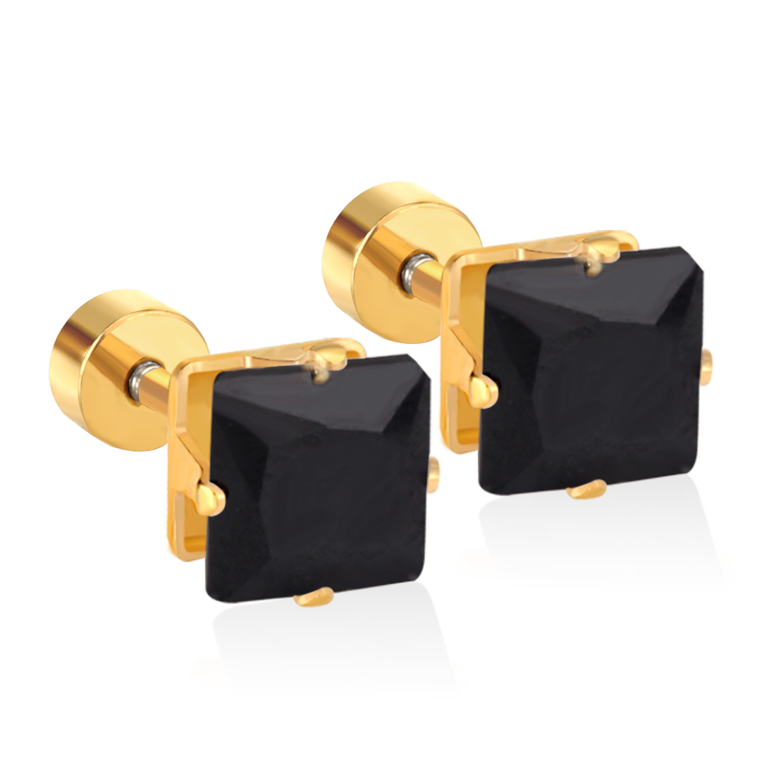 7mm Gold Black Diamond