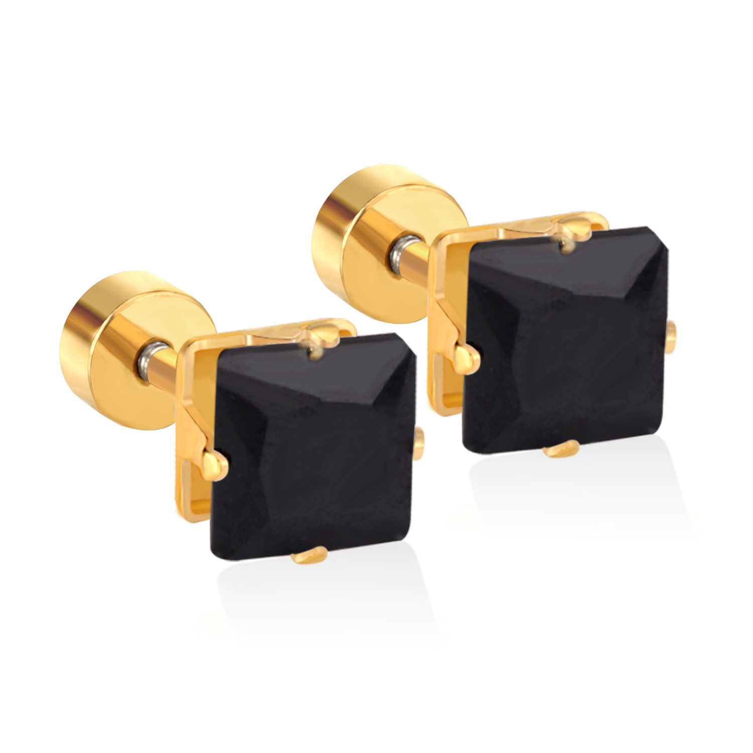 6mm Gold Black Diamond