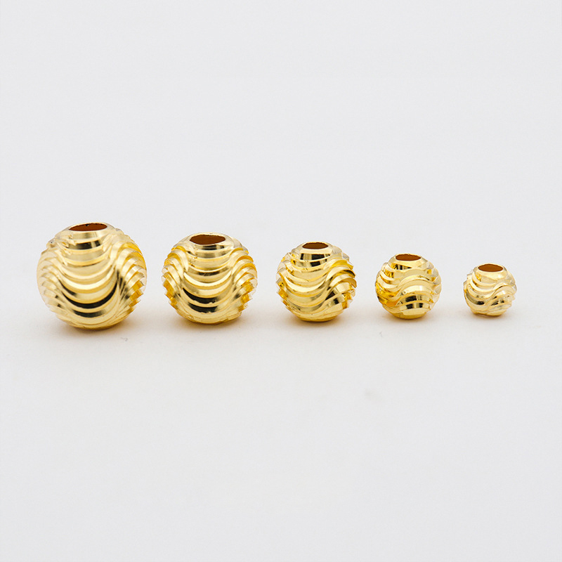 gold color plated 4mm