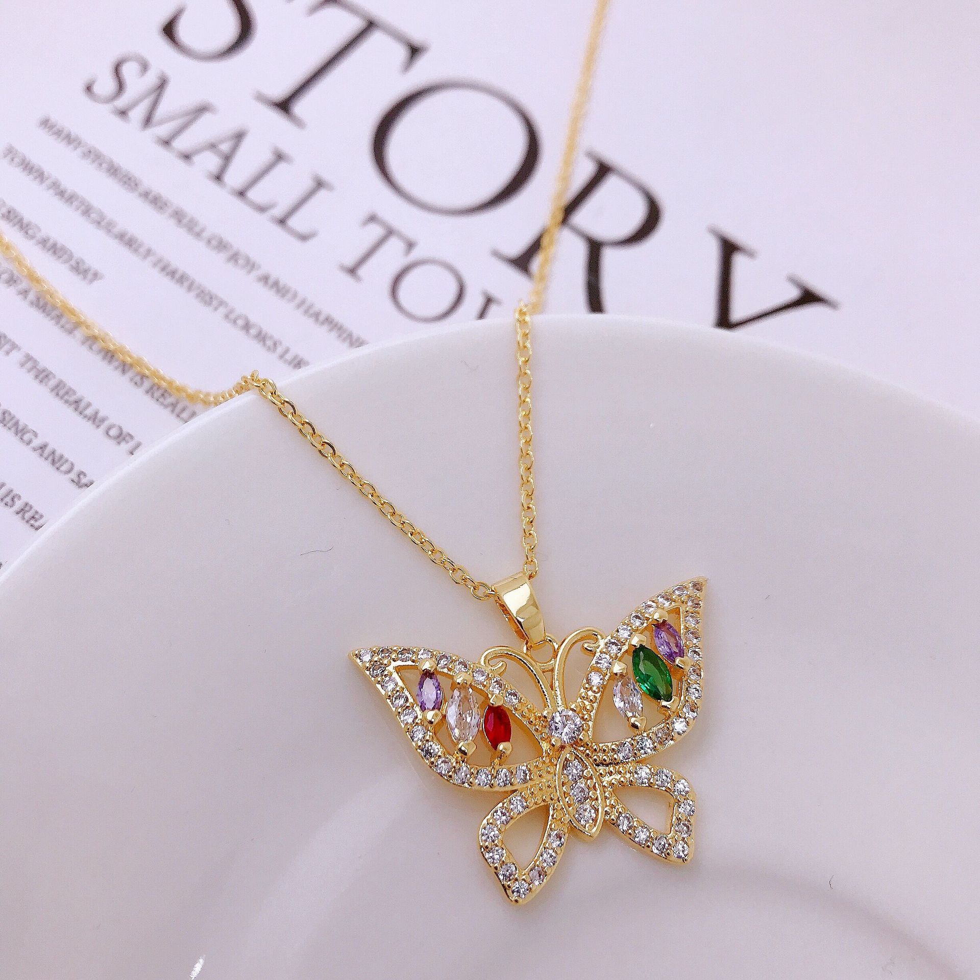 Six color diamond butterfly 3