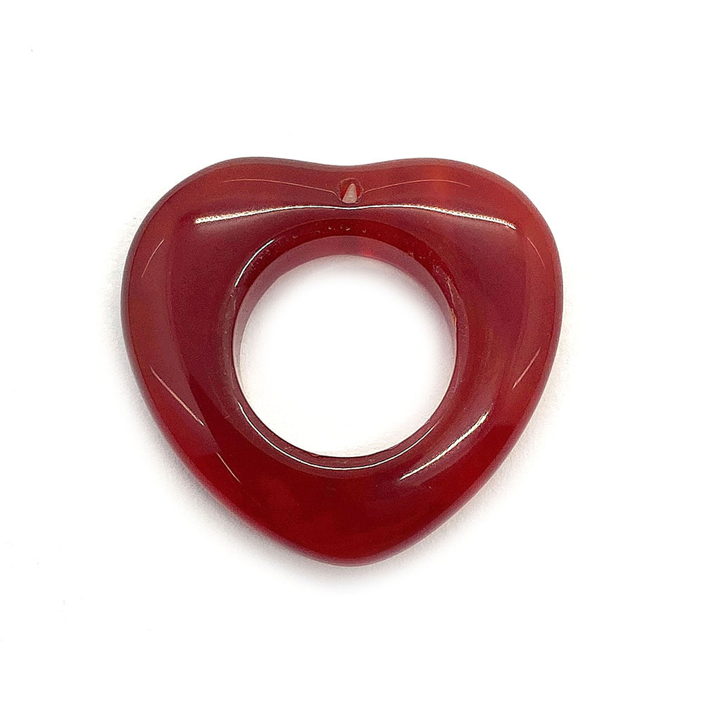 Heart shape 25mm hole 4mm