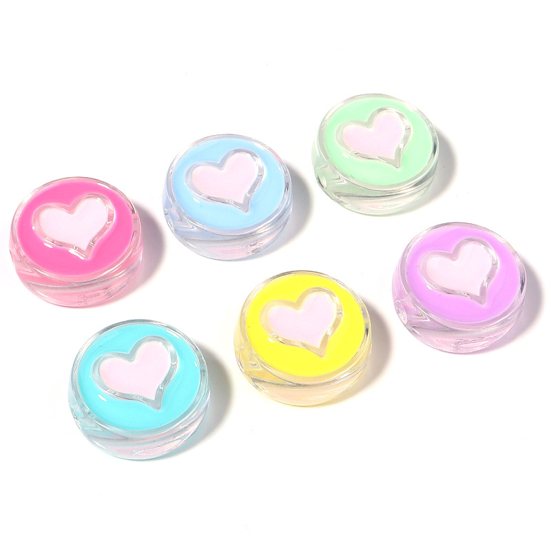 23mm peach heart