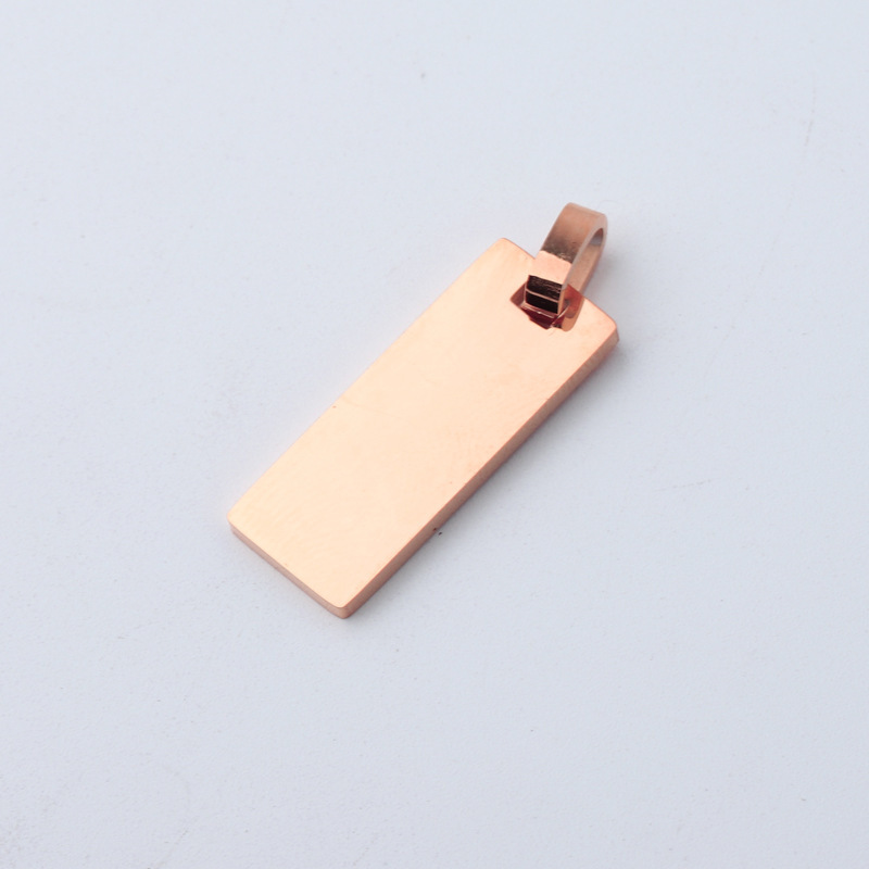 rose gold color 15*22mm