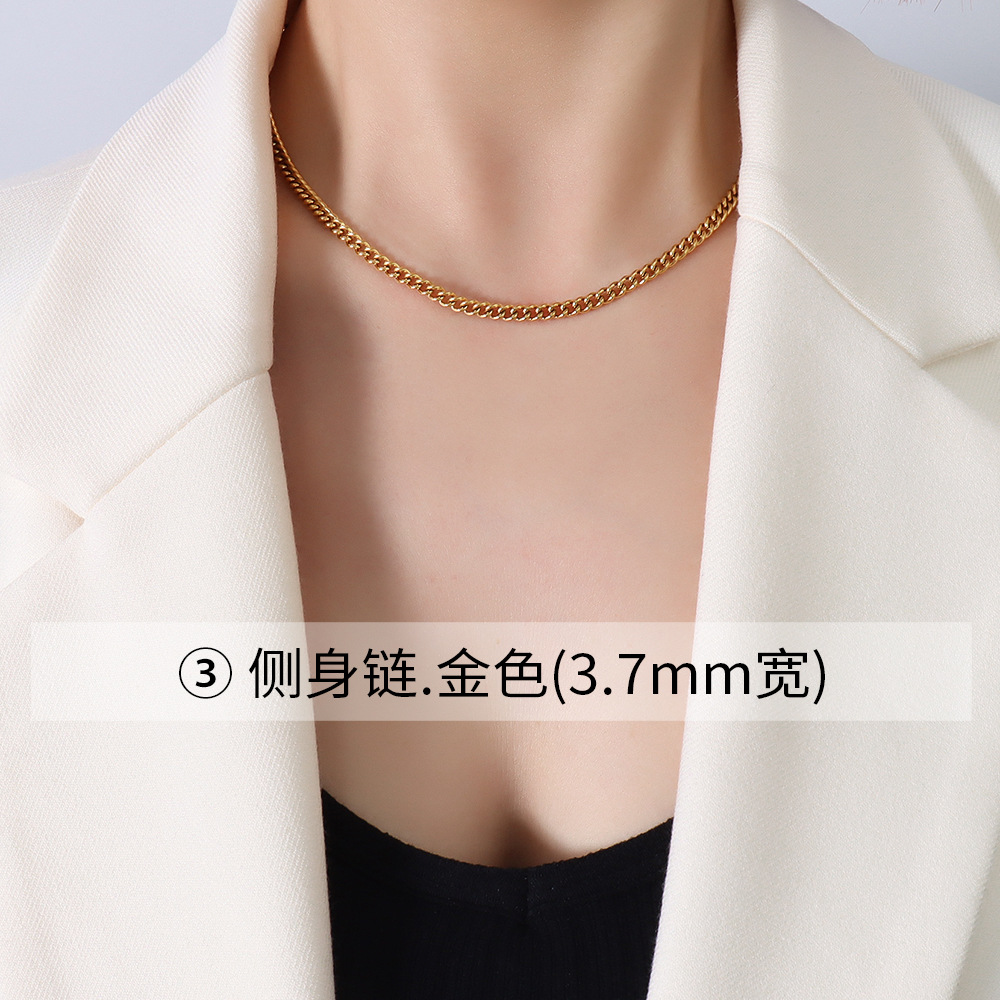 6:Gold side chain 3.7mm