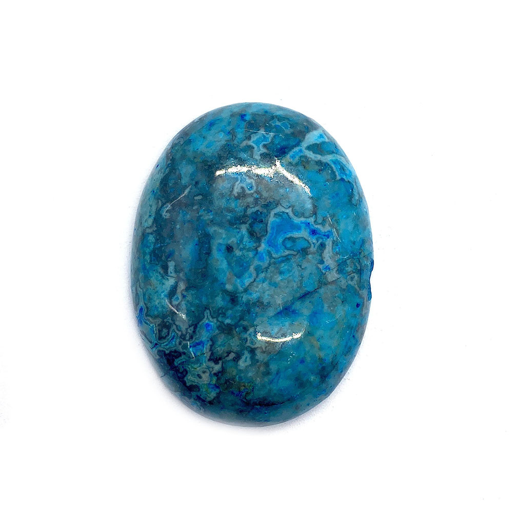 6. Dyed blue wave stone