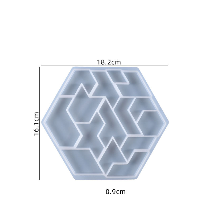 Big hexagonal tangram-block B01