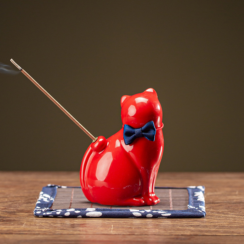 red little fat cat incense stick