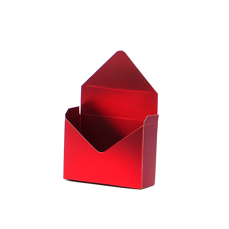 Metal cardboard bright red