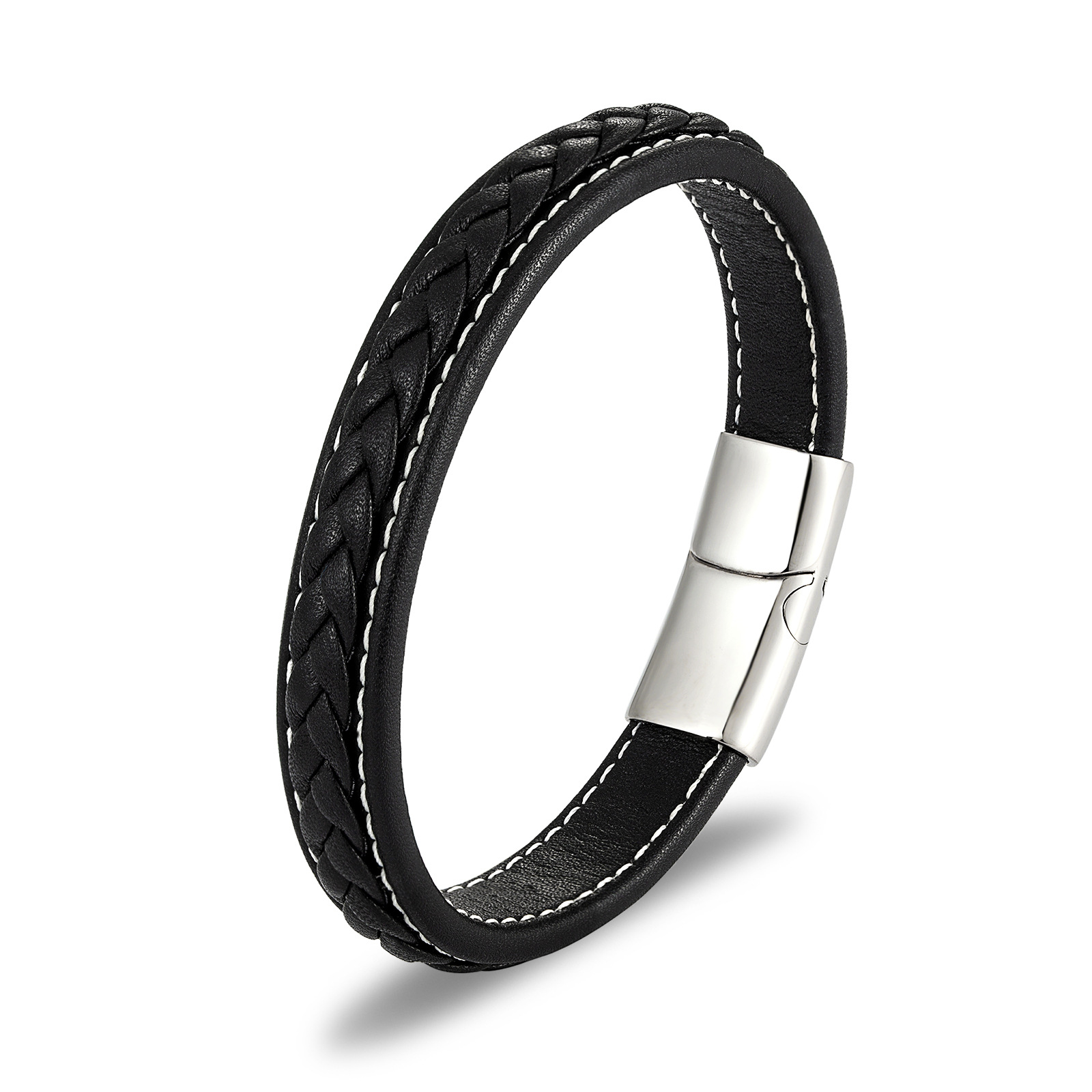 13:Black steel buckle 19cm