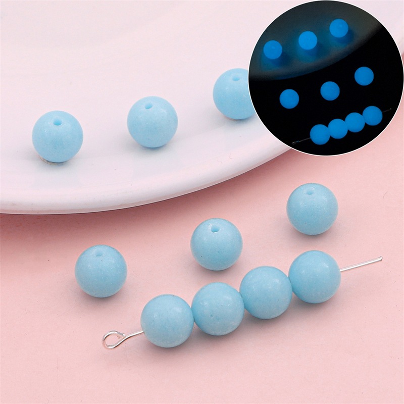 Light blue 6mm diameter about 1mm 20 PCS/pack