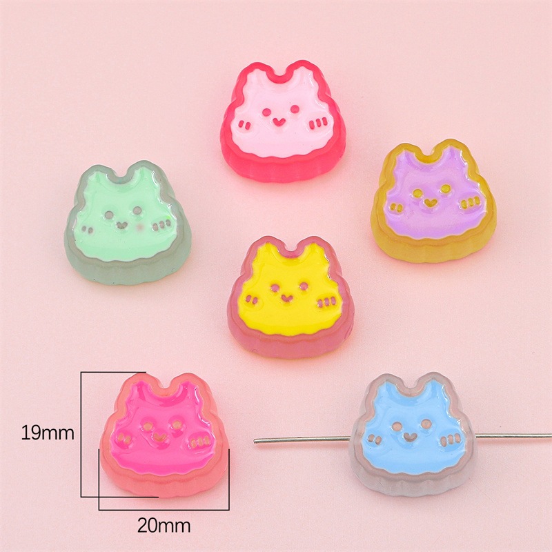 Rabbit head 6 pcs/pack