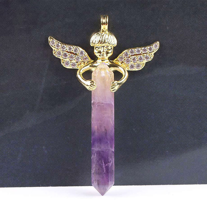 Amethyst--Gold