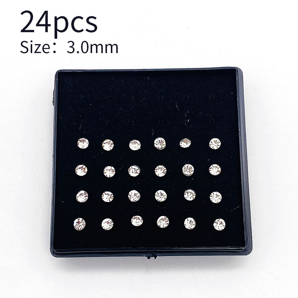 White 3.0mm-24 PCS/box