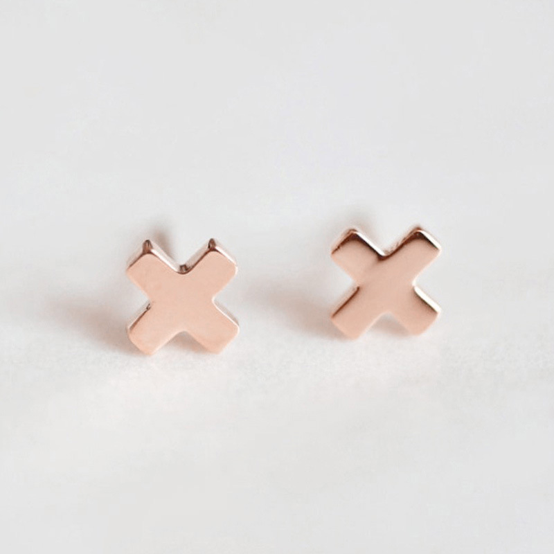 cross-rose gold color