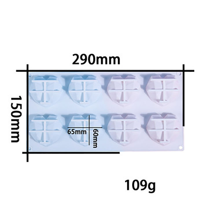 3:Eight Lian Love Mould (white)