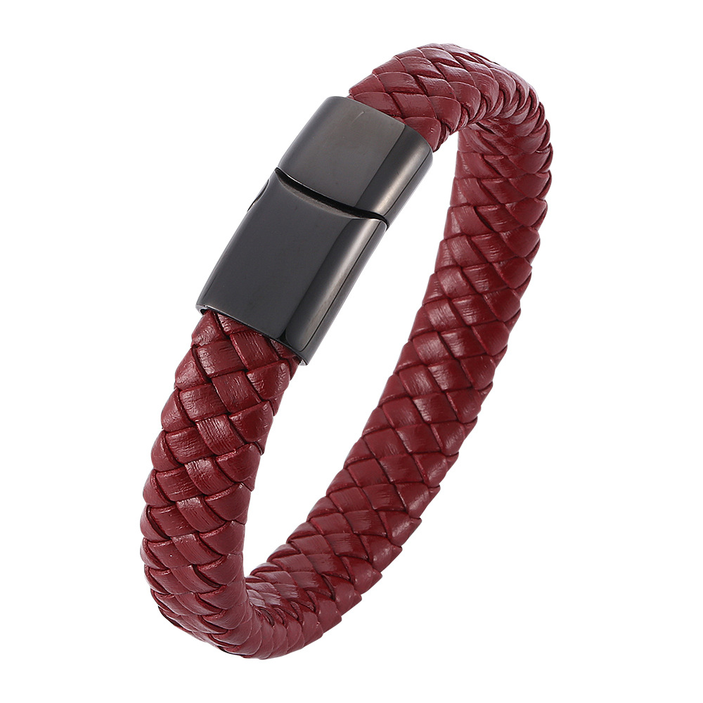 Dark Red Leather 165mm