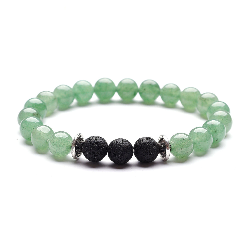 A Green Aventurine and lava