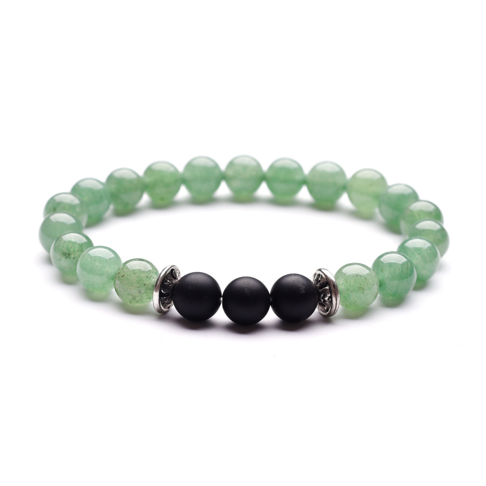 7:G Green Aventurine and Black Agate