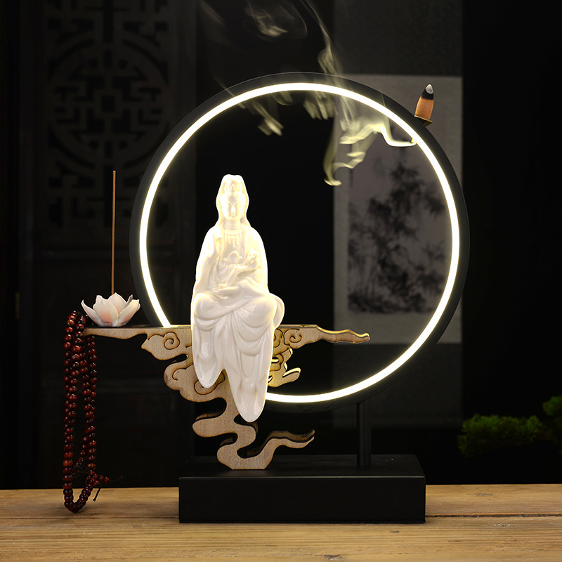 1:Ruyi Guanyin White   Somersault Cloud   Lotus